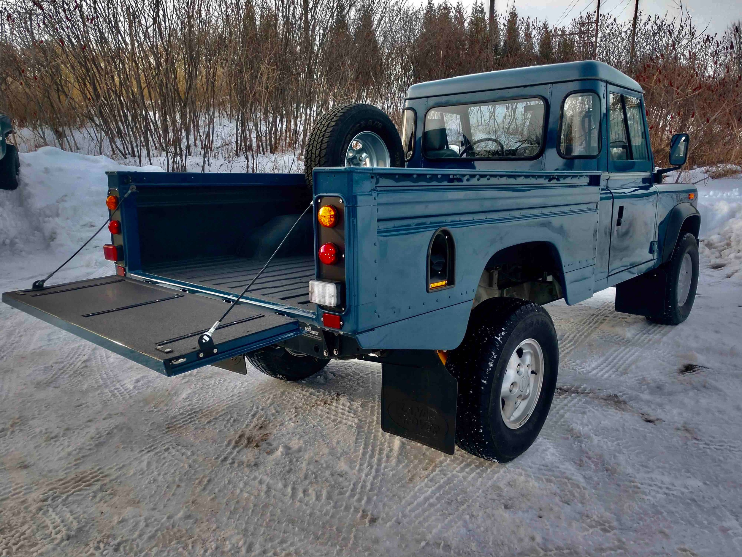 A Turbodiesel Land Rover Defender Pick Up Truck