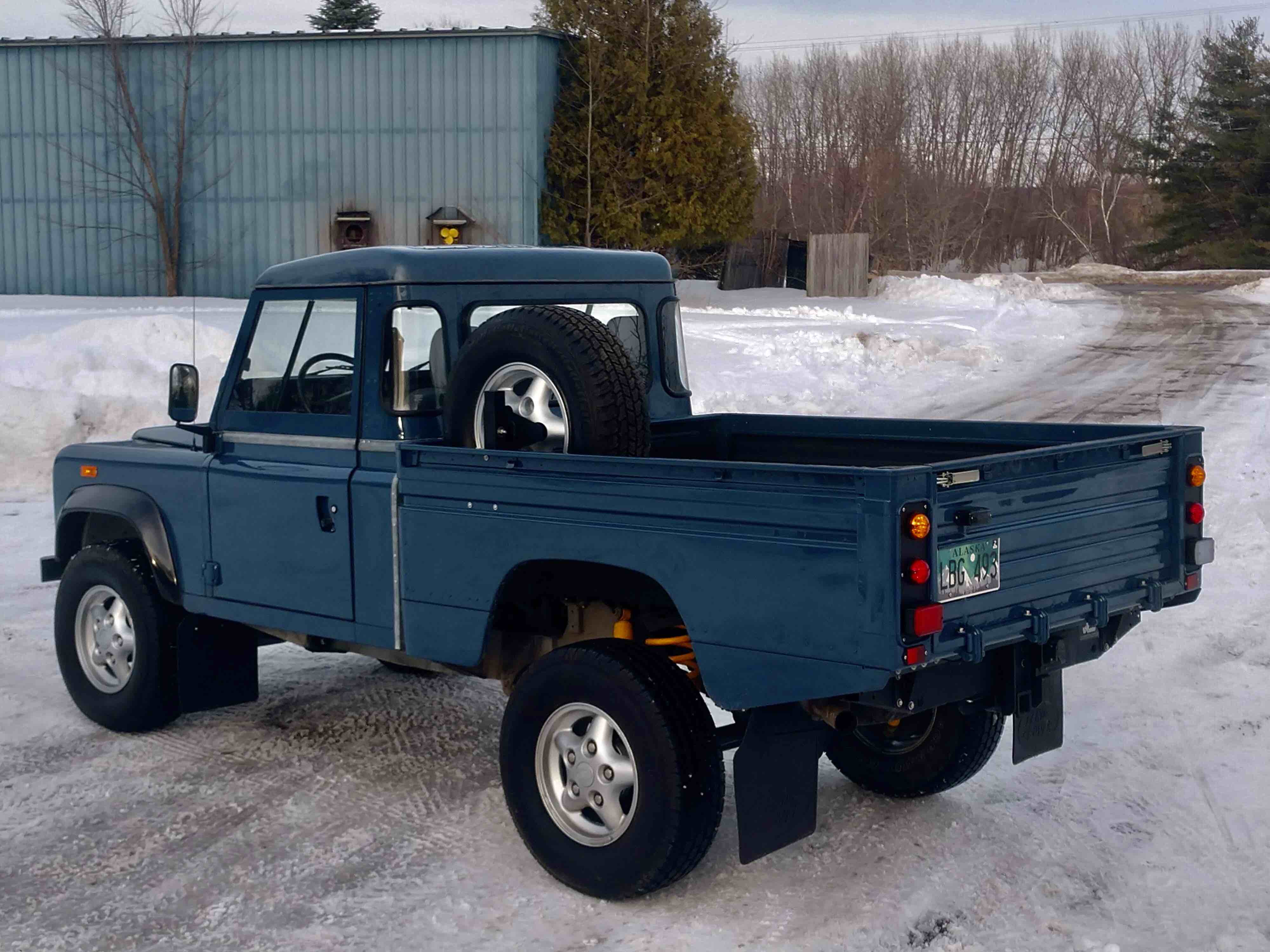 A Turbodiesel Land Rover Defender Pick Up Truck