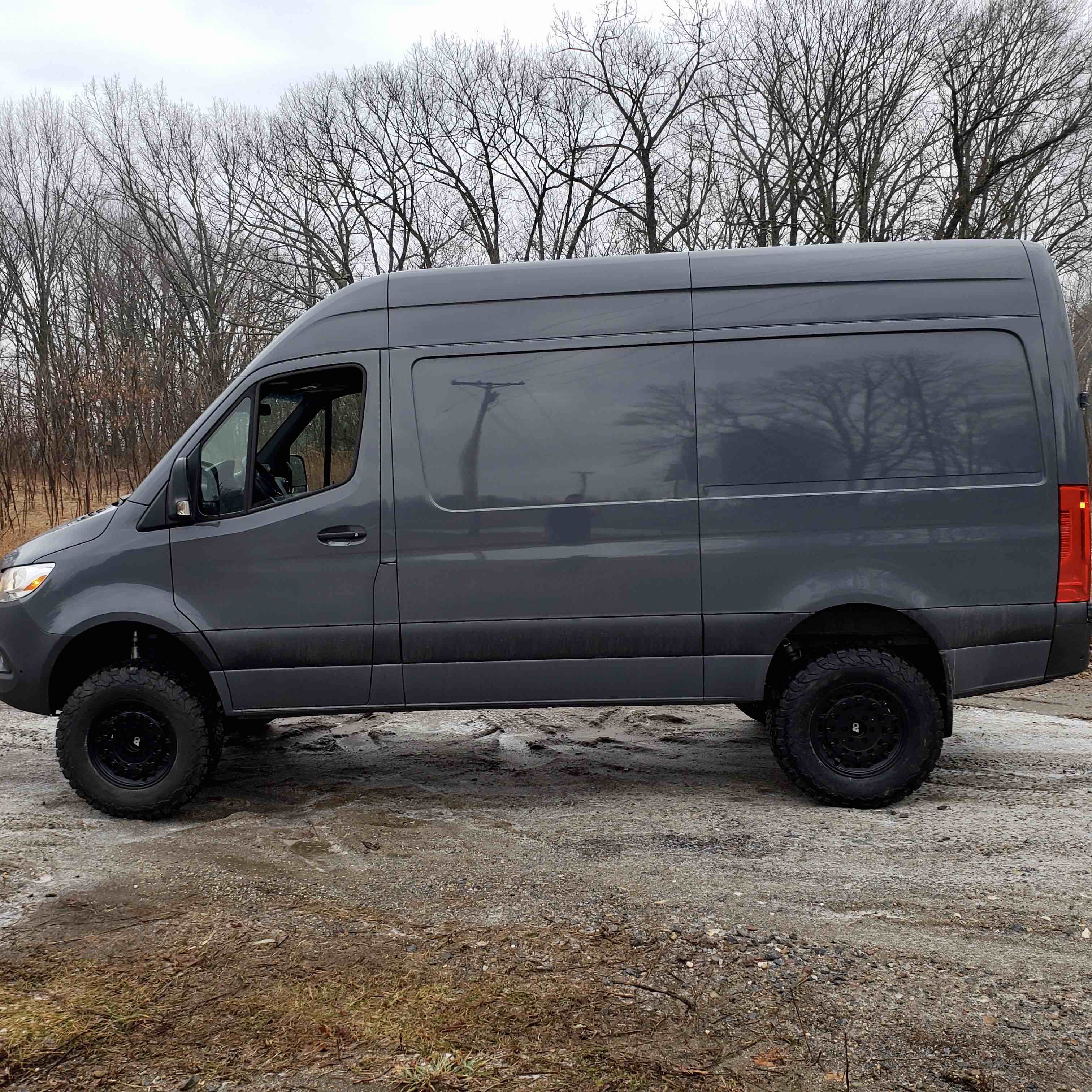 Lifted Mercedes Sprinter Van