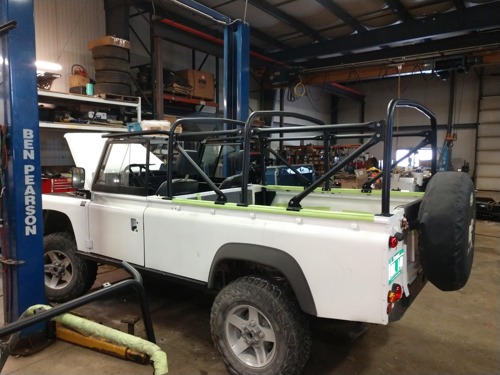 Land Rover Defender Cage Build